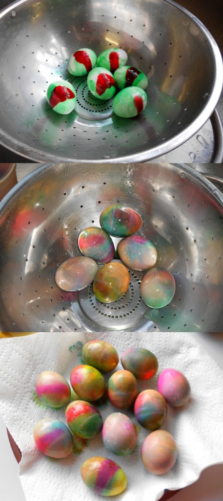 How To Make Tie Dye Easter Eggs