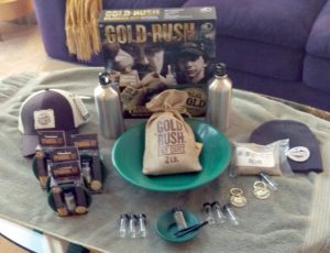 Gold Rush Panning kit & giveaways