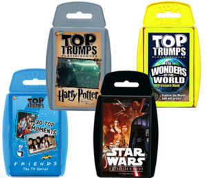 Top Trumps game packs